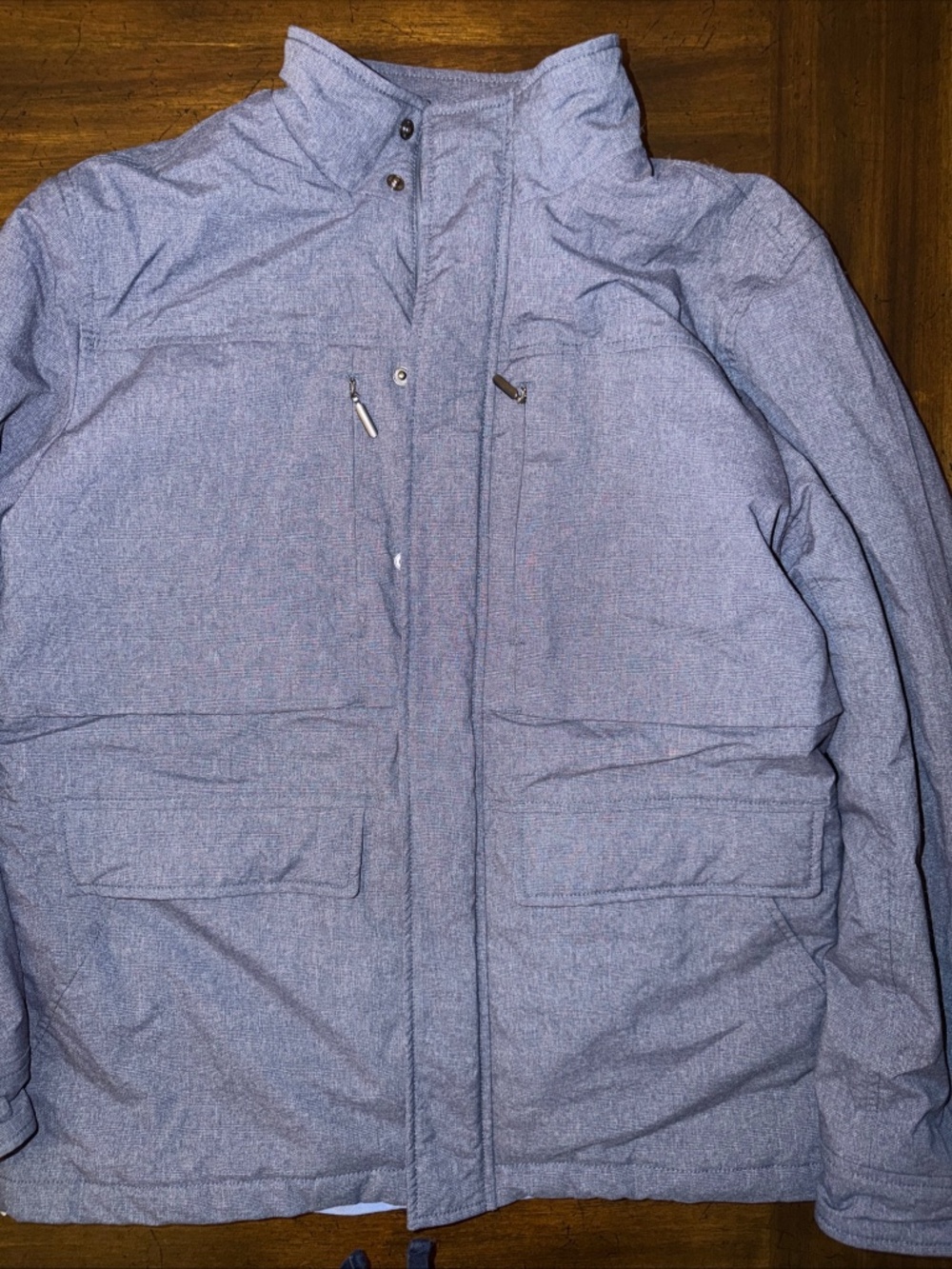 Tommy Bahama Cisco Bay Jacket Coat Mens Medium Bering Blue Full Zip